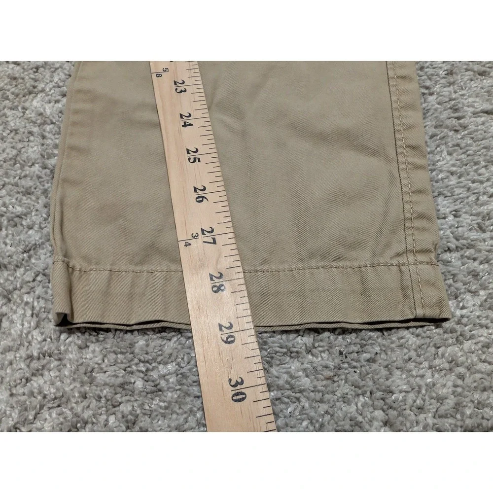 American Eagle Chinos Mens 36x30 Khaki Slim Straight Cotton‎ Twill Pants Casual